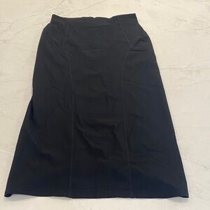 Divided Black Maxi Skirt